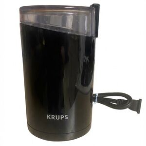 KRUPS F203 Electric Coffee & Spice Grinder - Black - 200W - Fast Touch